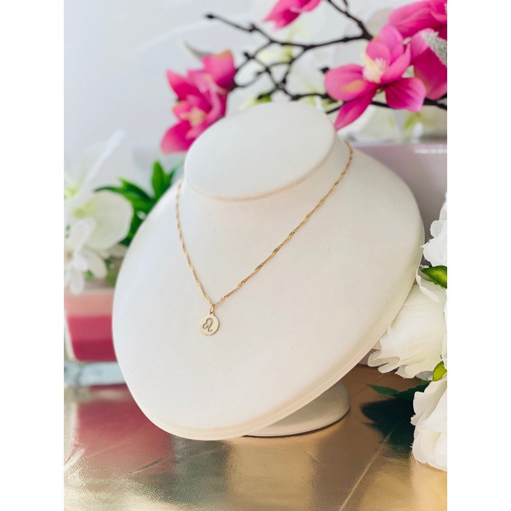 copy of Złoty wisiorek zawieszka rozeta ażurowa