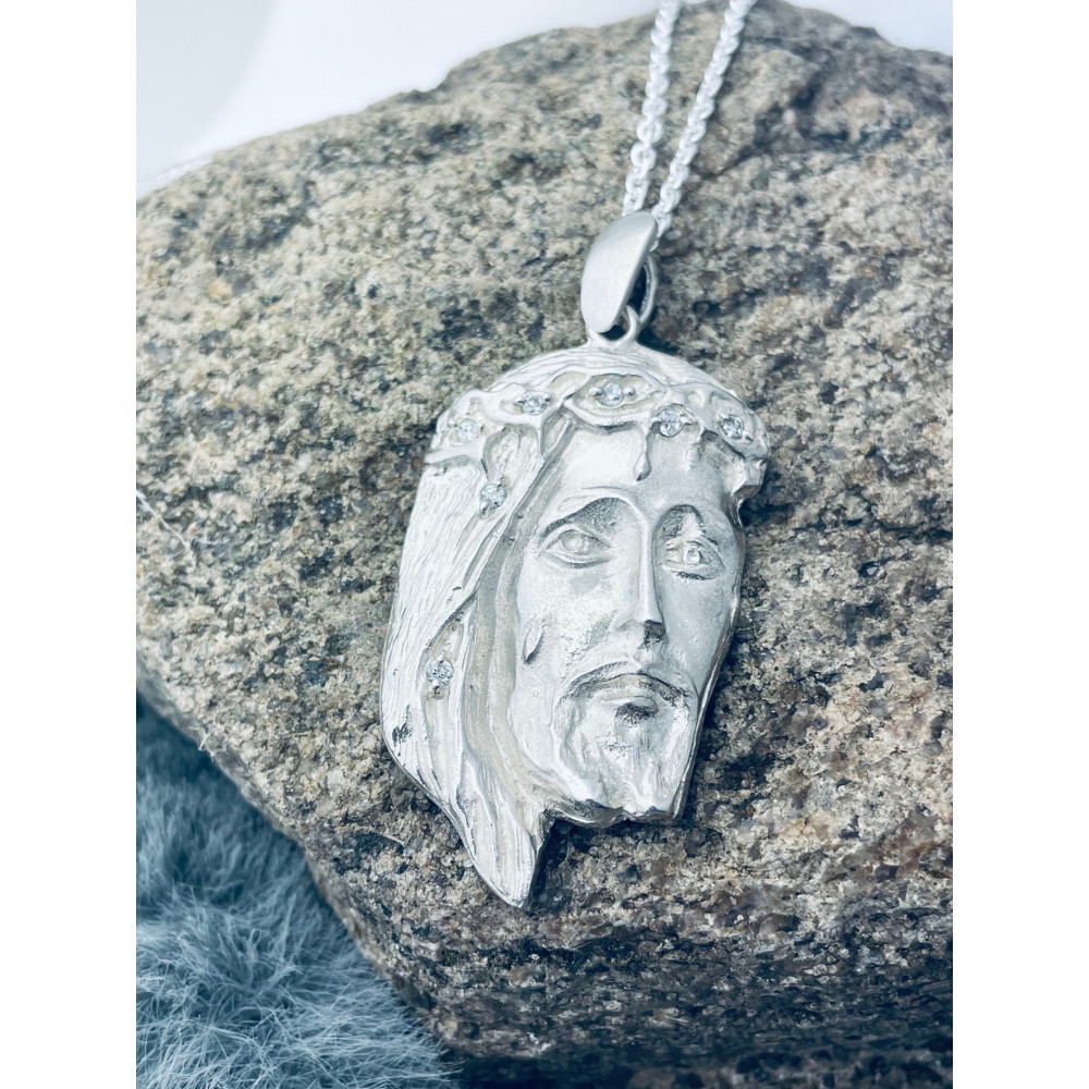 Silber Anhänger Jesus  Erstkommunion 925er