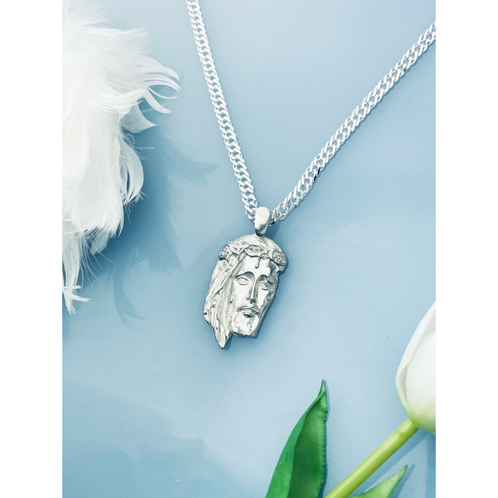 Silber Anhänger Jesus  Erstkommunion 925er