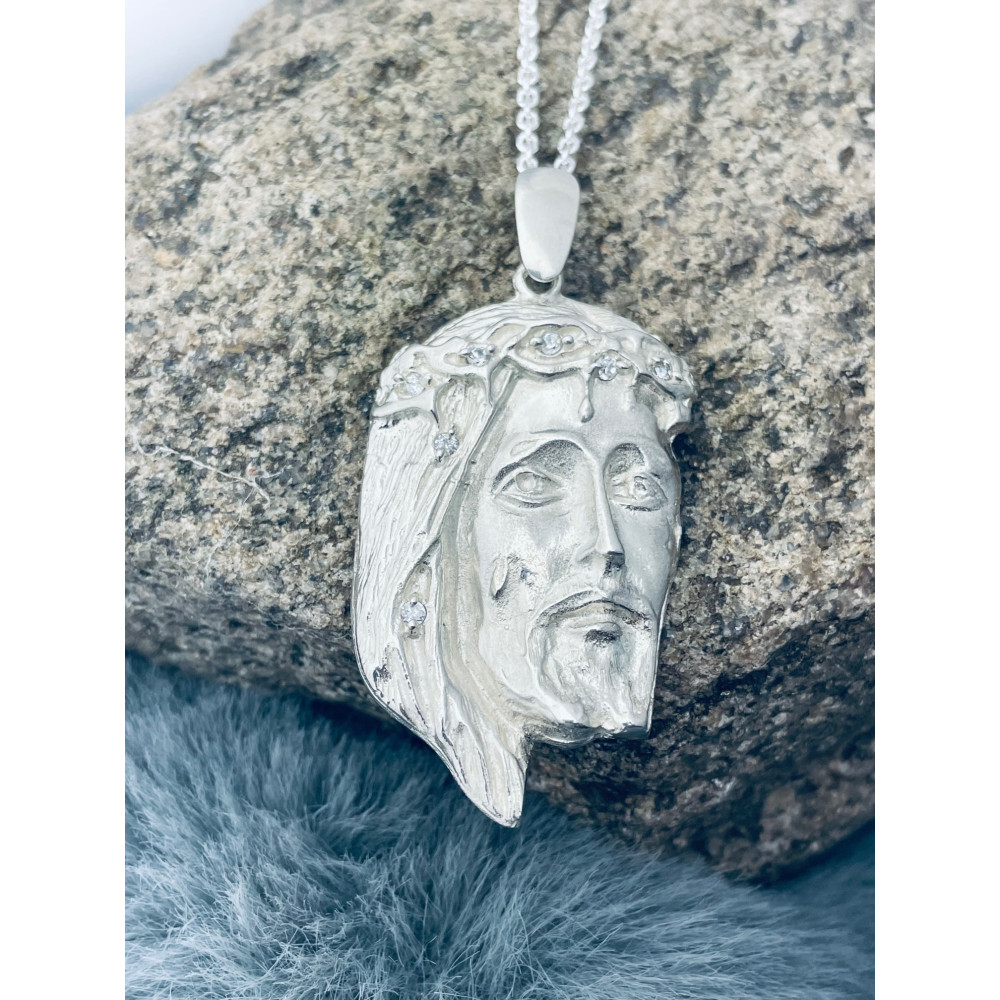 Silber Anhänger Jesus  Erstkommunion 925er