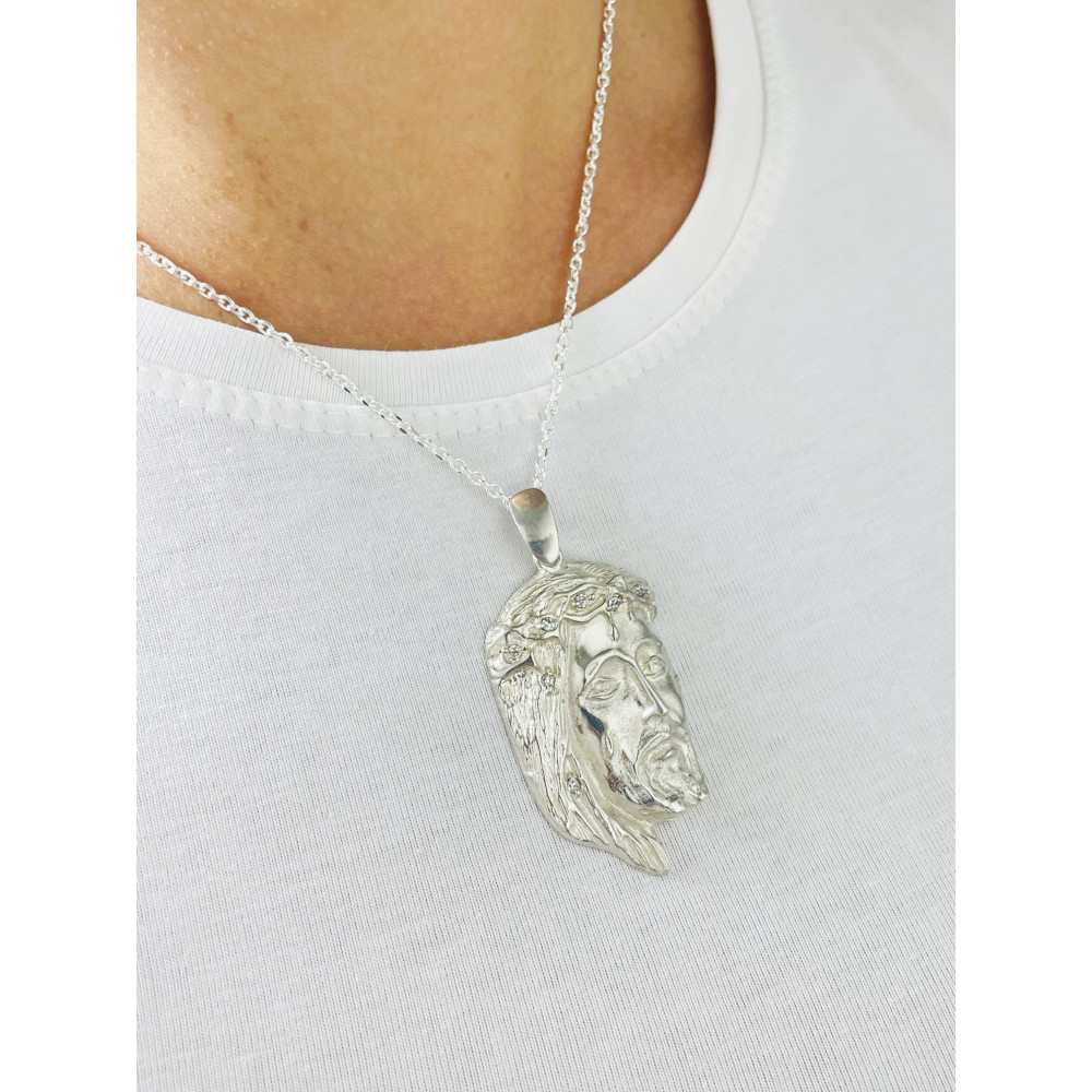 Silber Anhänger Jesus  Erstkommunion 925er