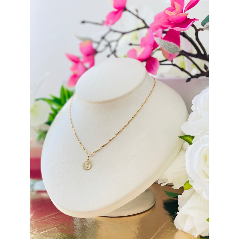 copy of Złoty wisiorek zawieszka rozeta ażurowa