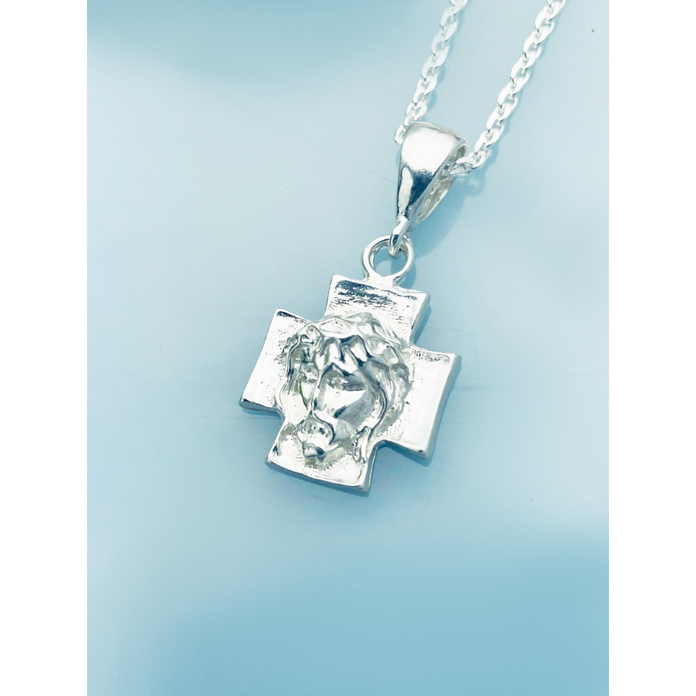 Silber Anhänger Jesus  Erstkommunion 925er