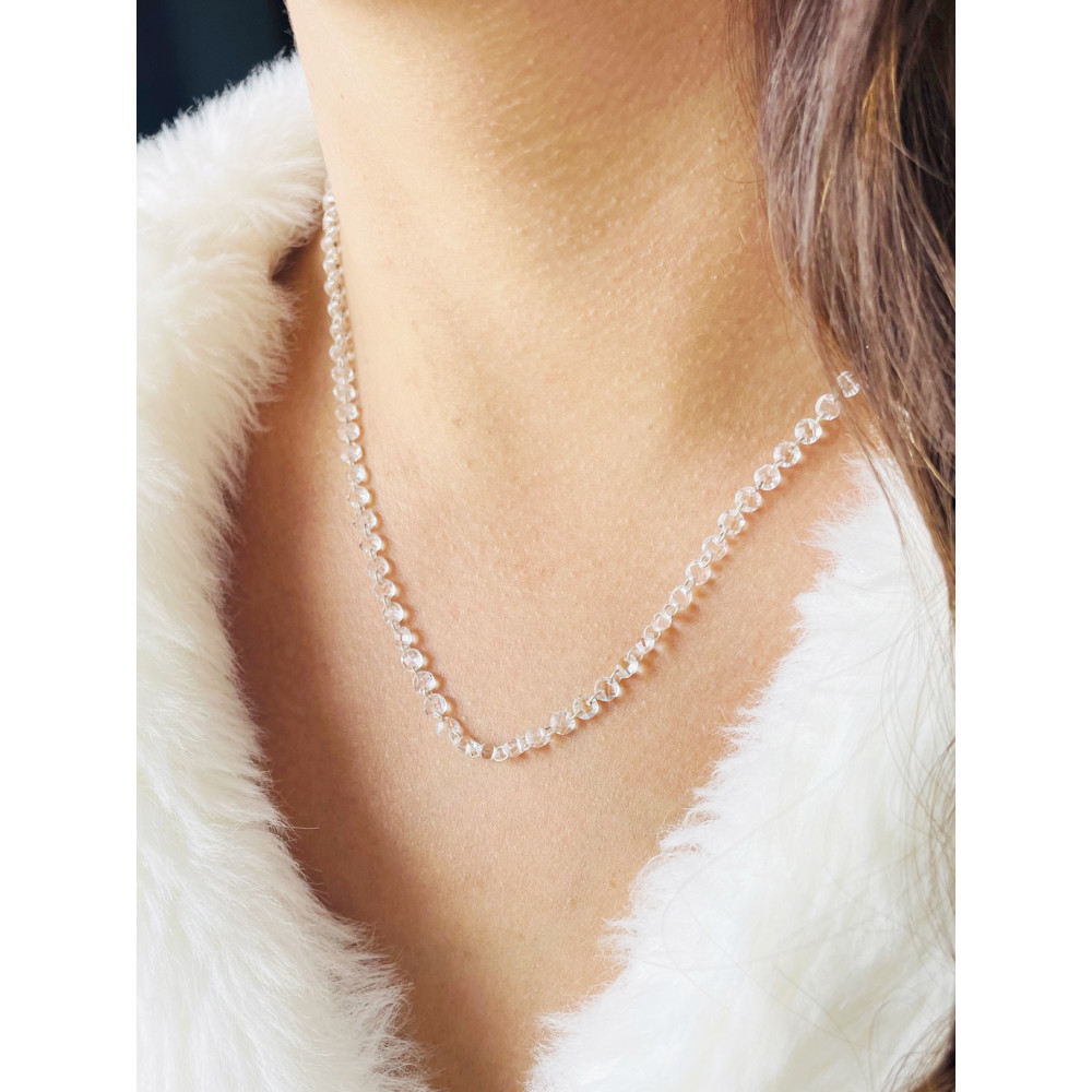 925 Silber Halskette Halsband mit Zirkonia Damen Kinder