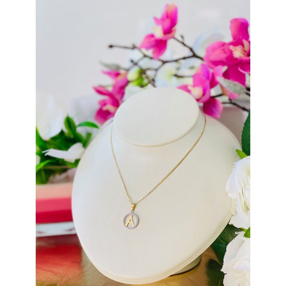 copy of Złoty wisiorek zawieszka rozeta ażurowa