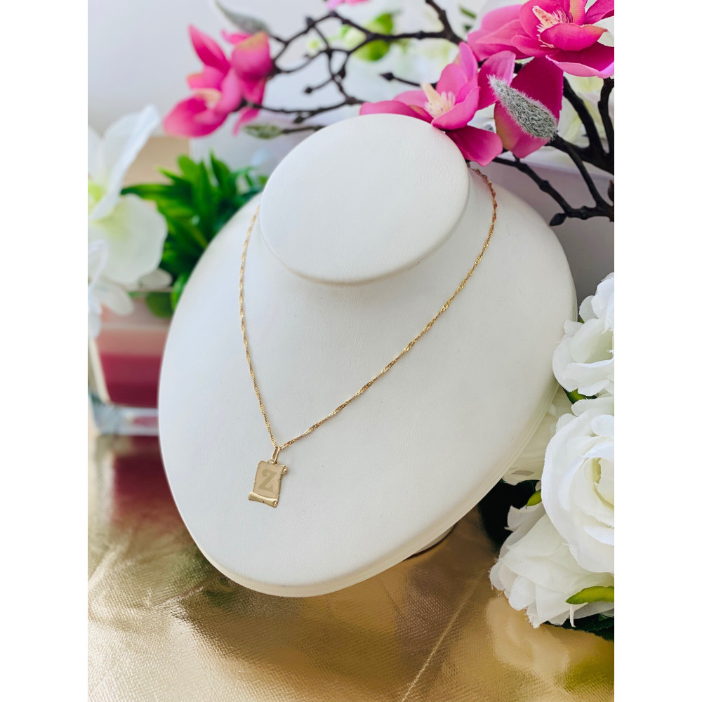 copy of Złoty wisiorek zawieszka rozeta ażurowa