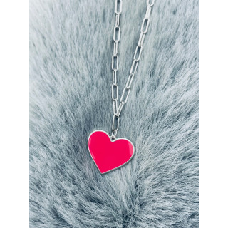 Herz 925 Silber Halskette Halsband Damen Kinder