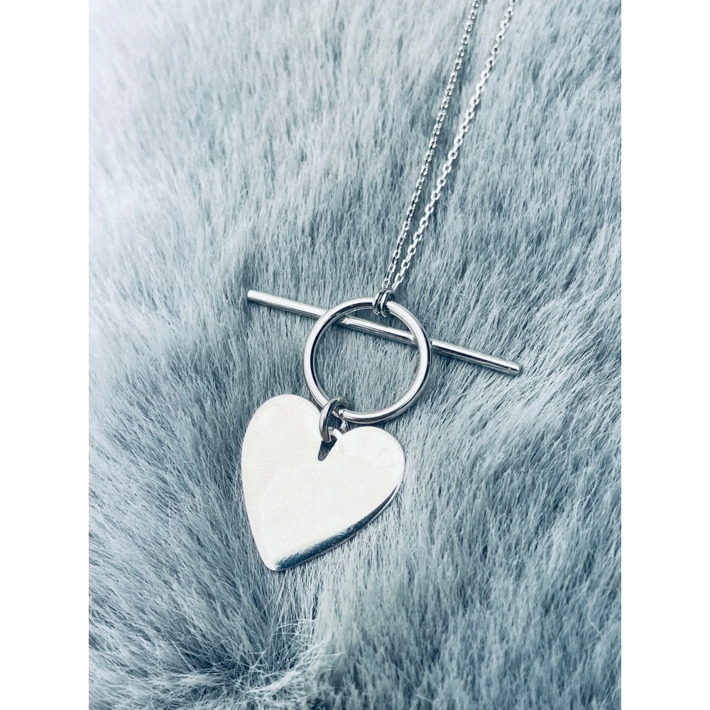 Herz 925 Silber Halskette Halsband Damen Kinder