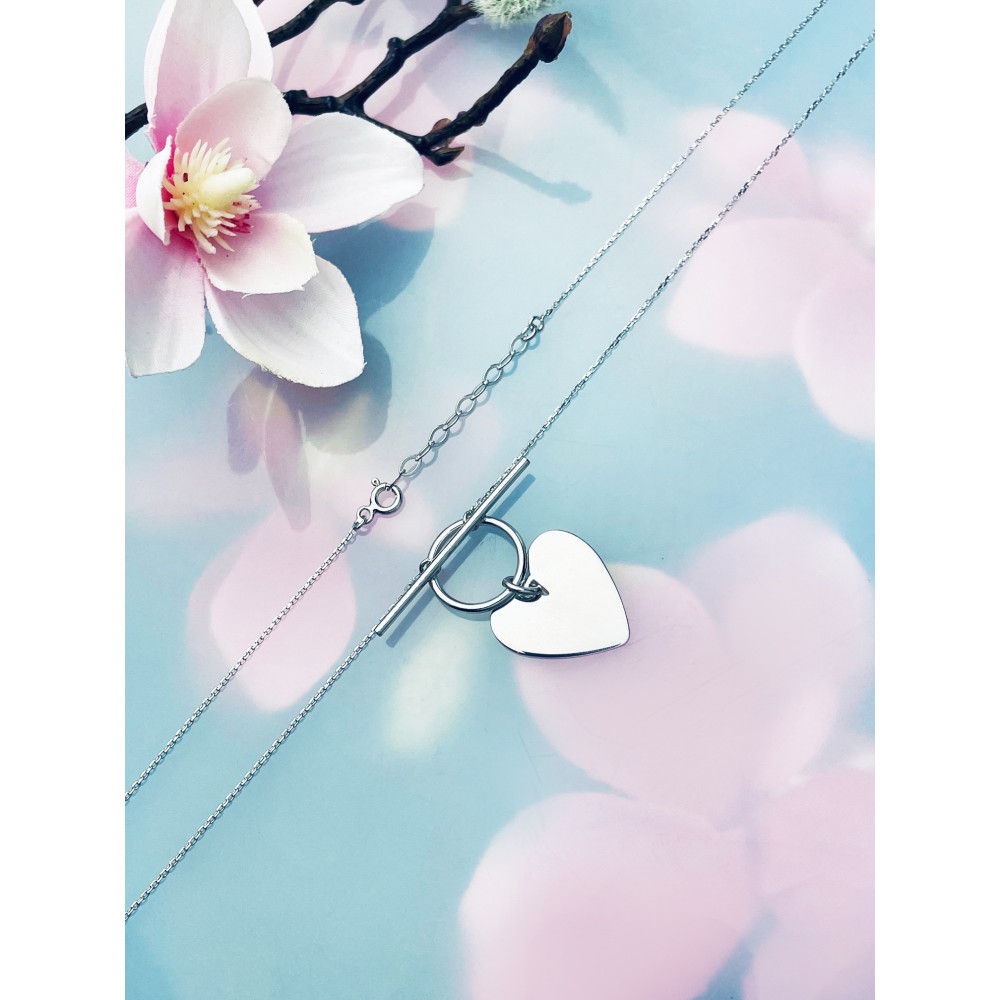 Herz 925 Silber Halskette Halsband Damen Kinder