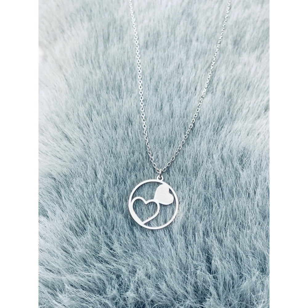 Herz 925 Silber Halskette Halsband Damen Kinder