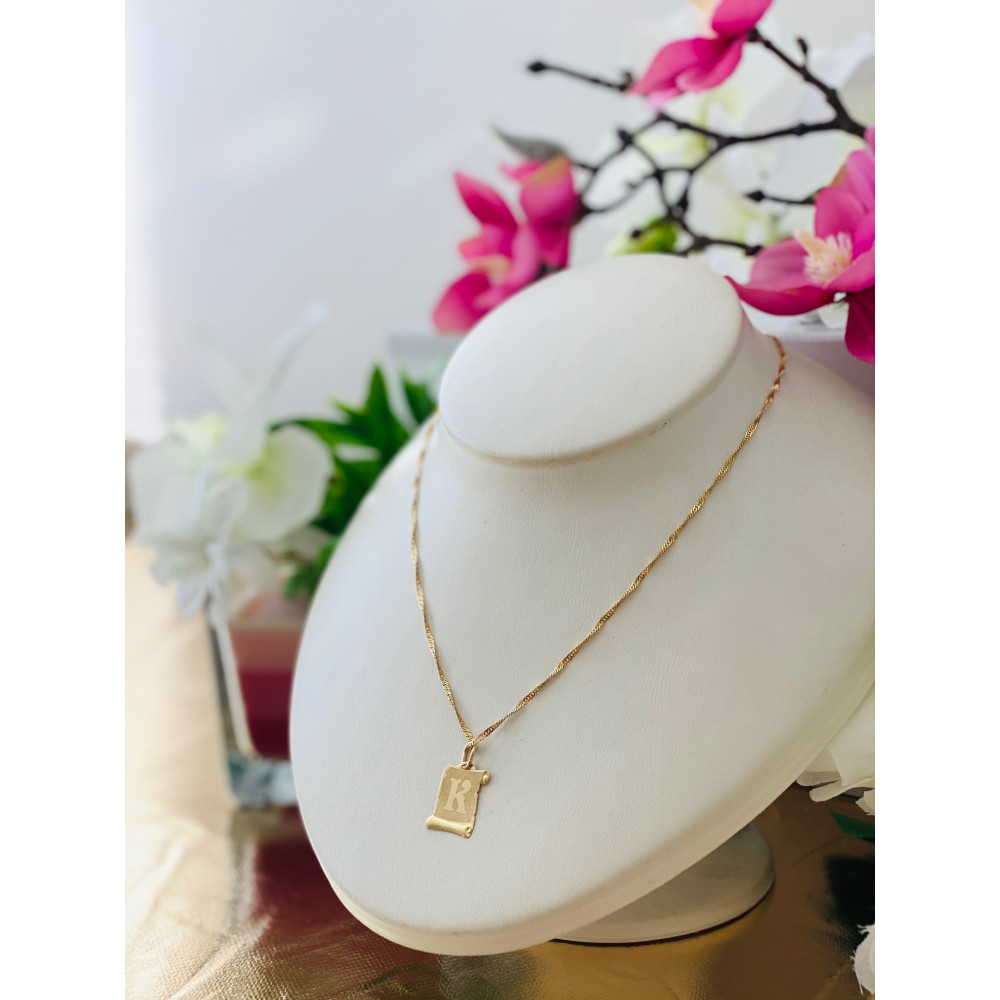 copy of Złoty wisiorek zawieszka rozeta ażurowa