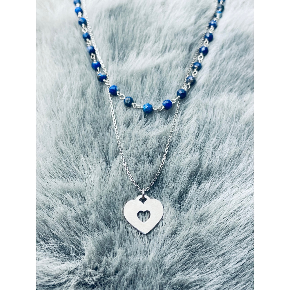 Herz 925 Silber Halskette Halsband Damen Kinder