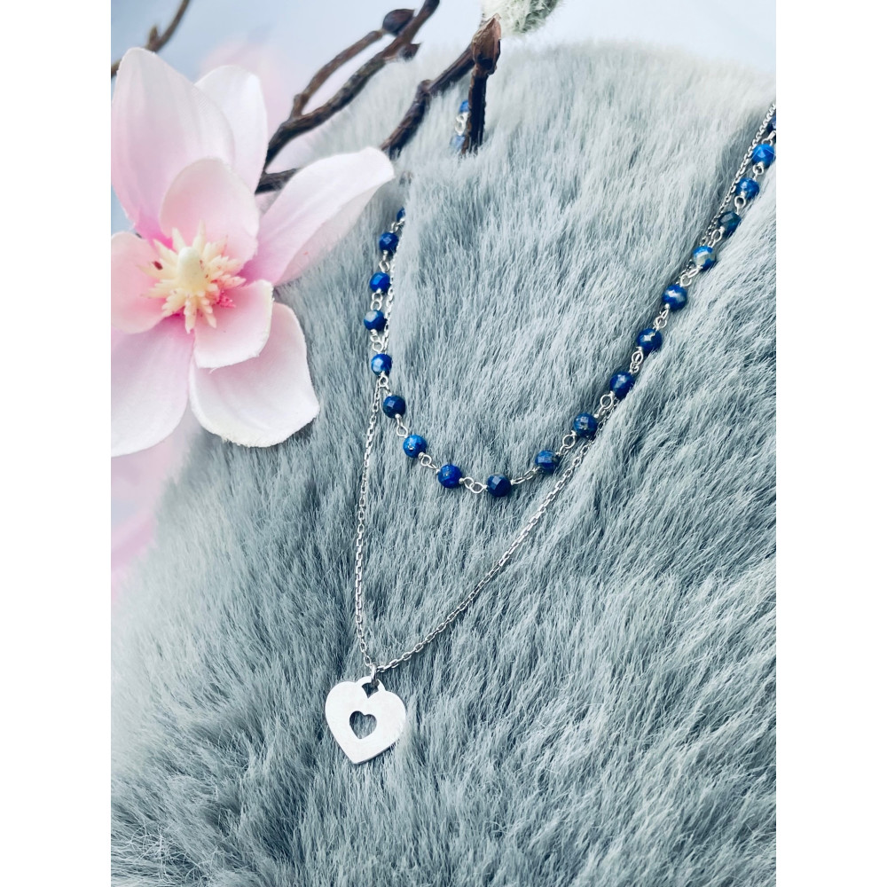 Herz 925 Silber Halskette Halsband Damen Kinder