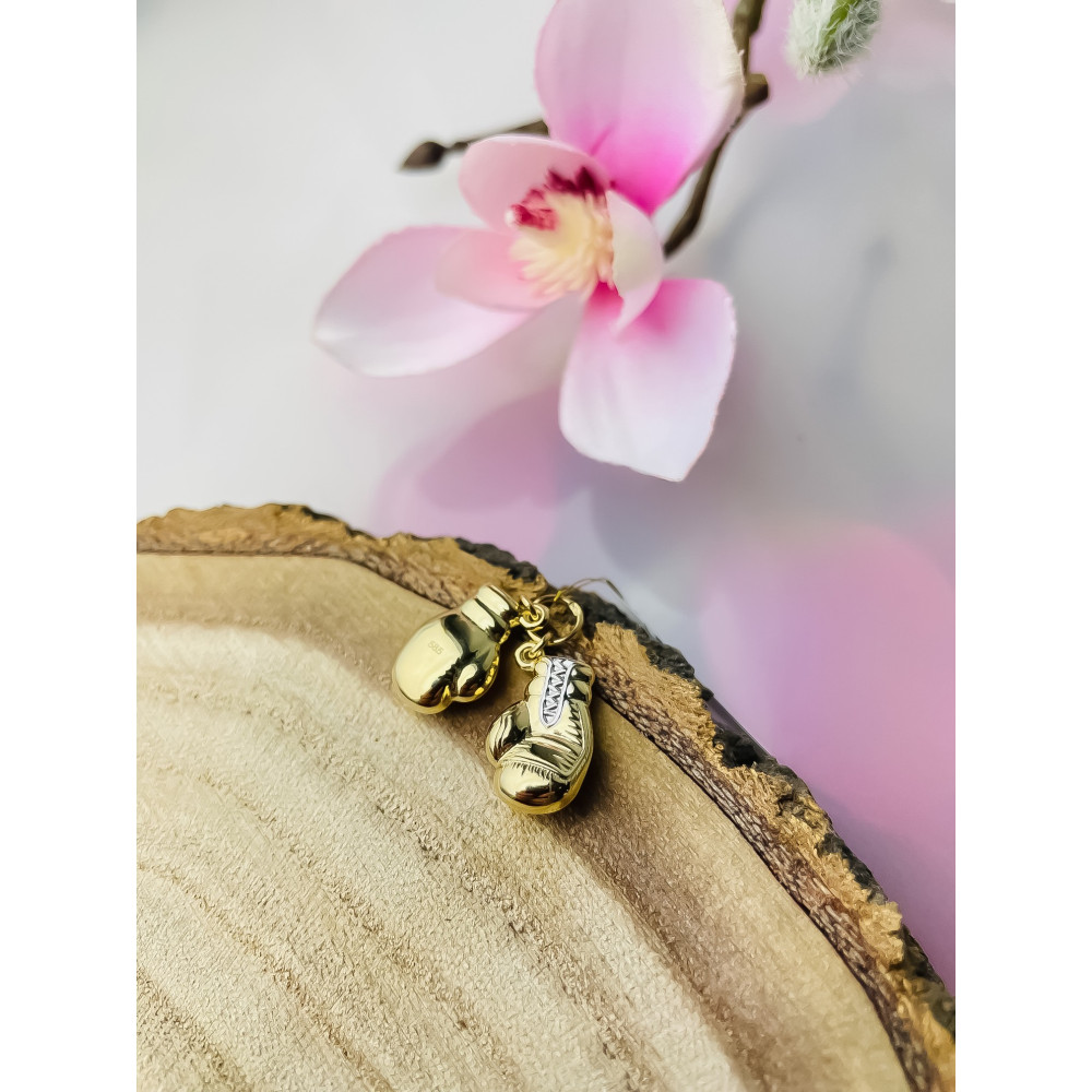 copy of Złoty wisiorek zawieszka rozeta ażurowa