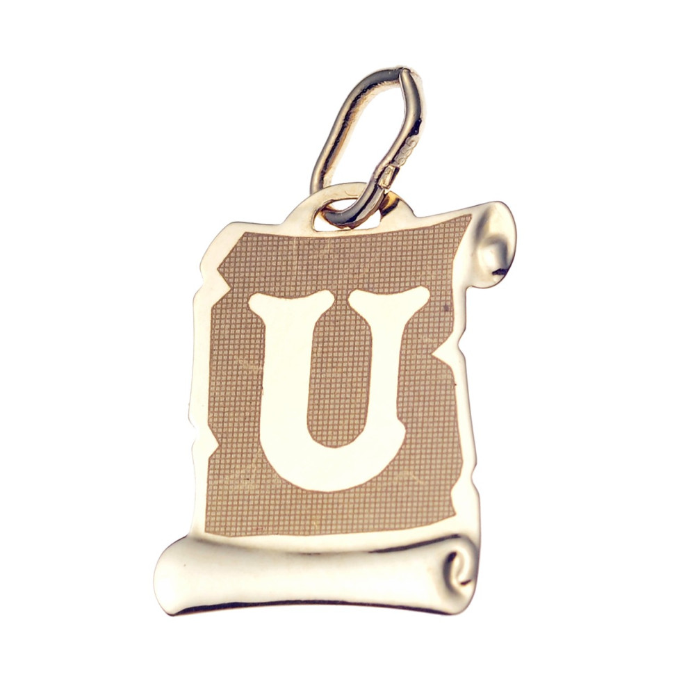 copy of Złoty wisiorek zawieszka rozeta ażurowa