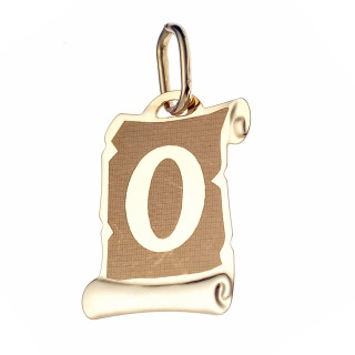 copy of Złoty wisiorek zawieszka rozeta ażurowa