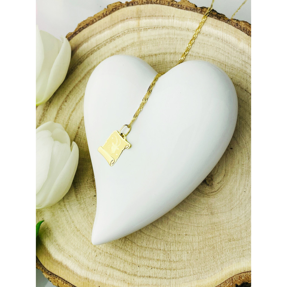 copy of Złota zawieszka wisorek znak zodiaku koziorożec