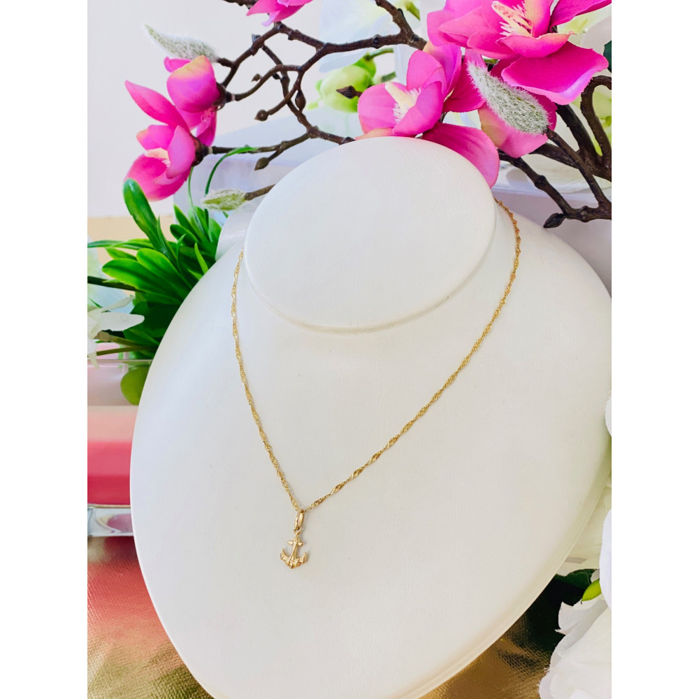 copy of Złoty wisiorek zawieszka rozeta ażurowa