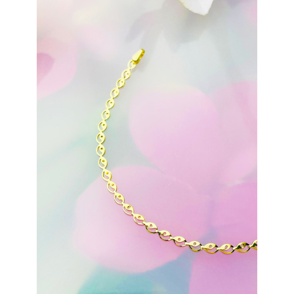 copy of Złota bransoletka z zawieszkami serce