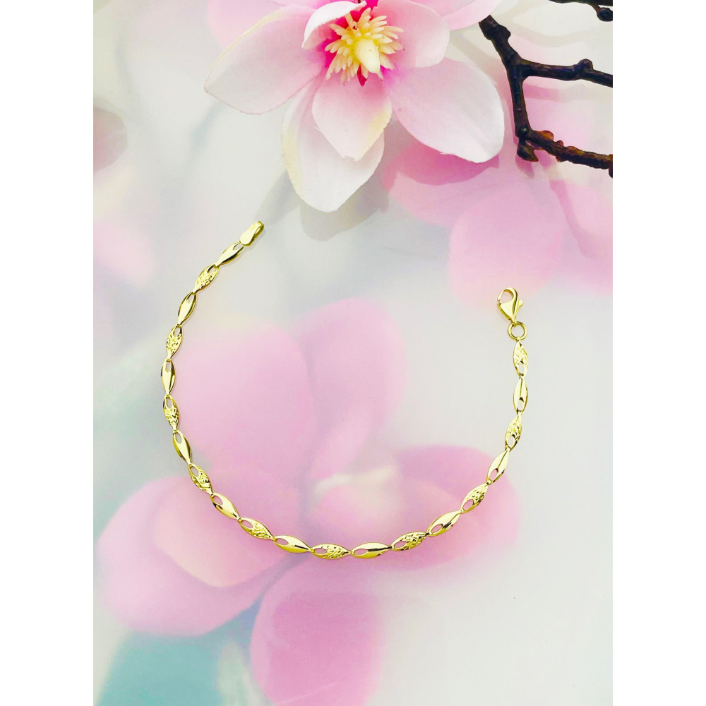 Damen Goldarmband Armband Armkette Gelbgold 585er 14KT