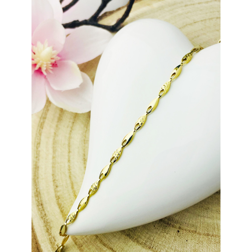 Damen Goldarmband Armband Armkette Gelbgold 585er 14KT