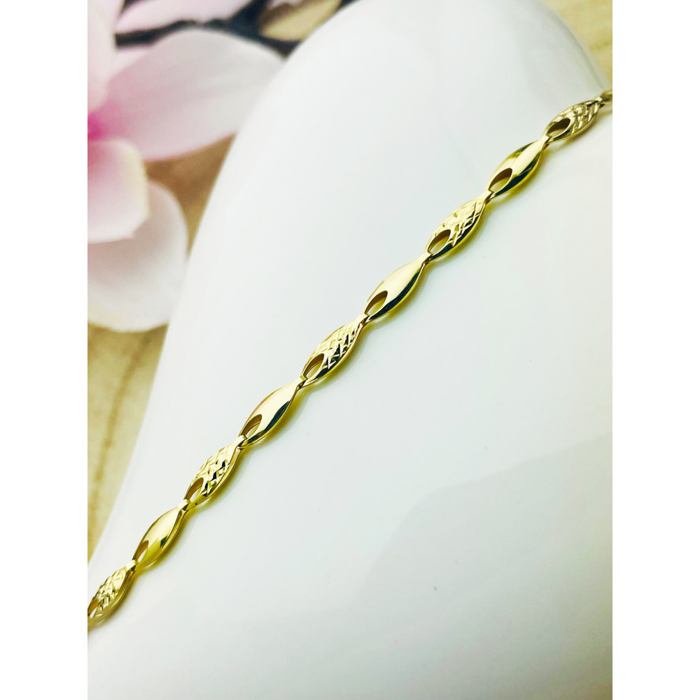 Damen Goldarmband Armband Armkette Gelbgold 585er 14KT