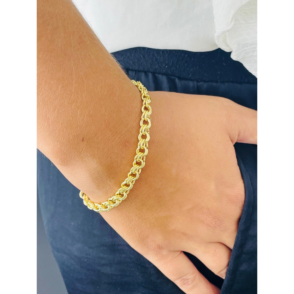 Goldarmband Armband Armkette Garibaldi Gelbgold 585er 14KT