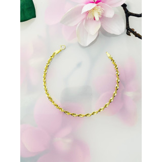 Diamondi Damen Goldarmband Rope Armbänder Kord Magic