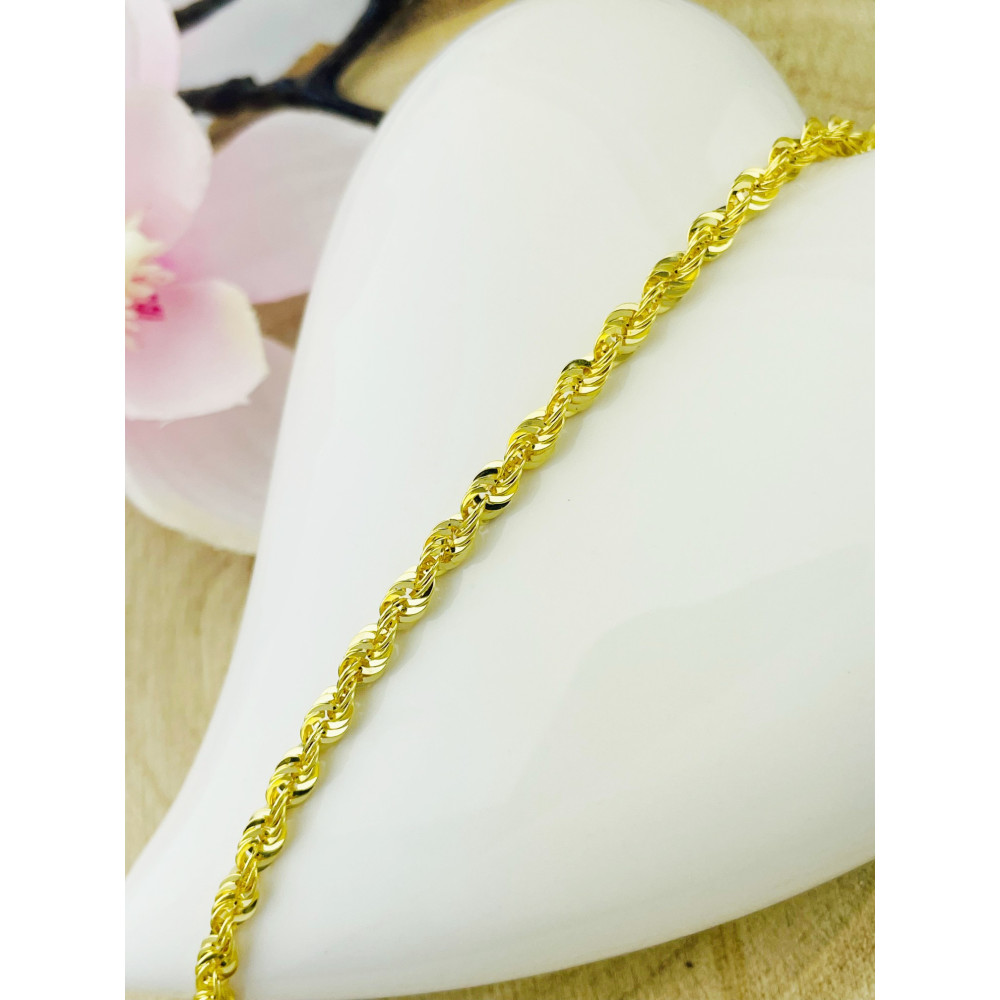 copy of Złota bransoletka z zawieszkami serce