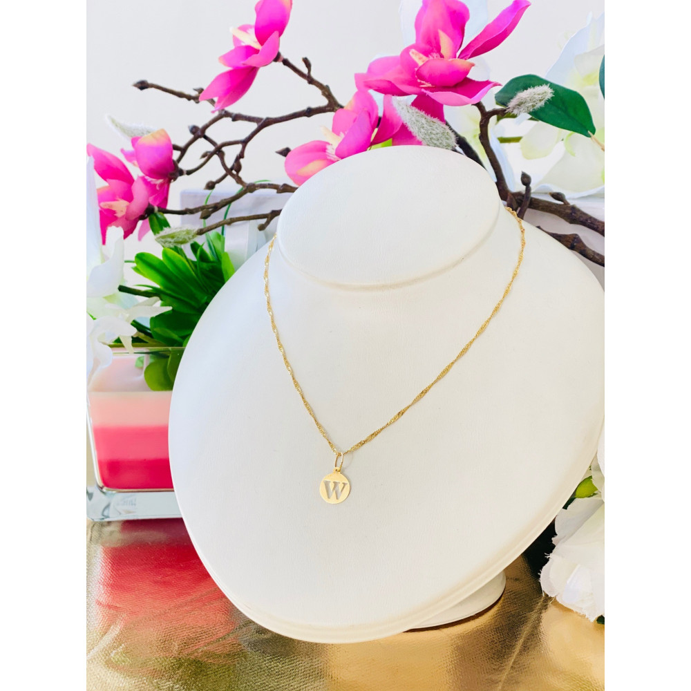 copy of Złoty wisiorek zawieszka rozeta ażurowa