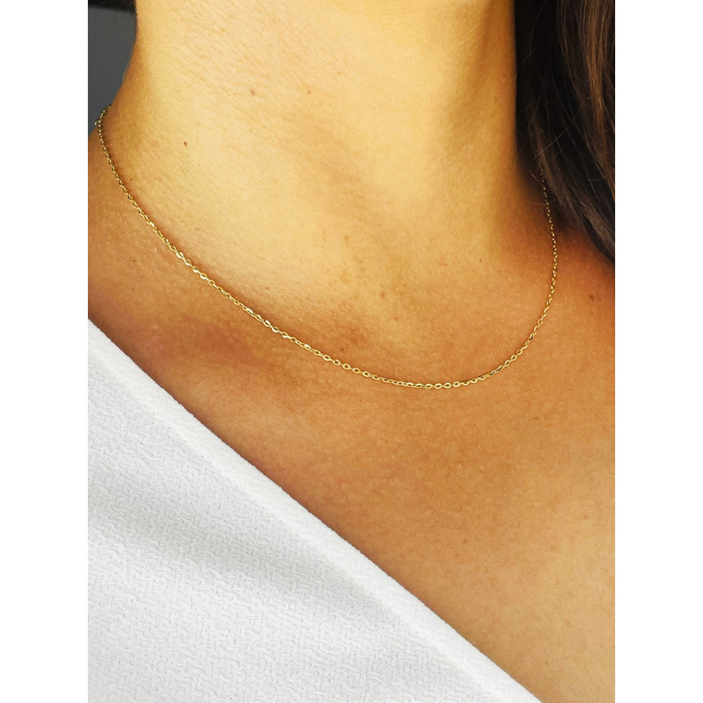 Goldkette Ankerkette Halskette Collier Echt 375er