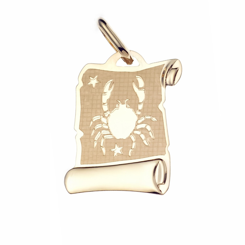 copy of Złoty wisiorek zawieszka rozeta ażurowa