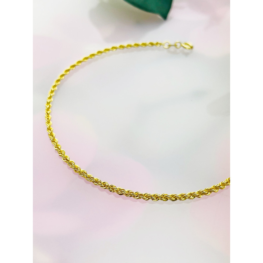 Diamondi Damen Goldarmband Rope Armbänder Kord Magic