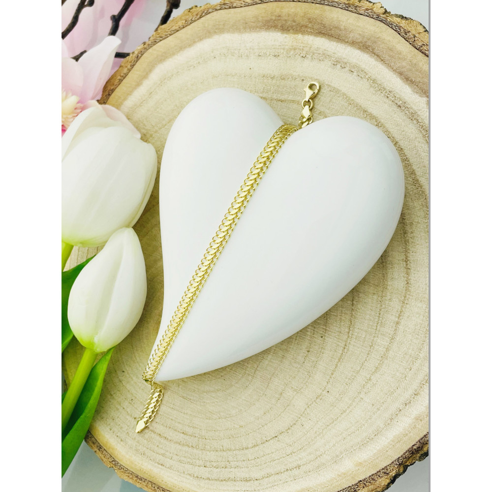 Damen Goldarmband Armband Armkette Gelbgold 585er 14KT