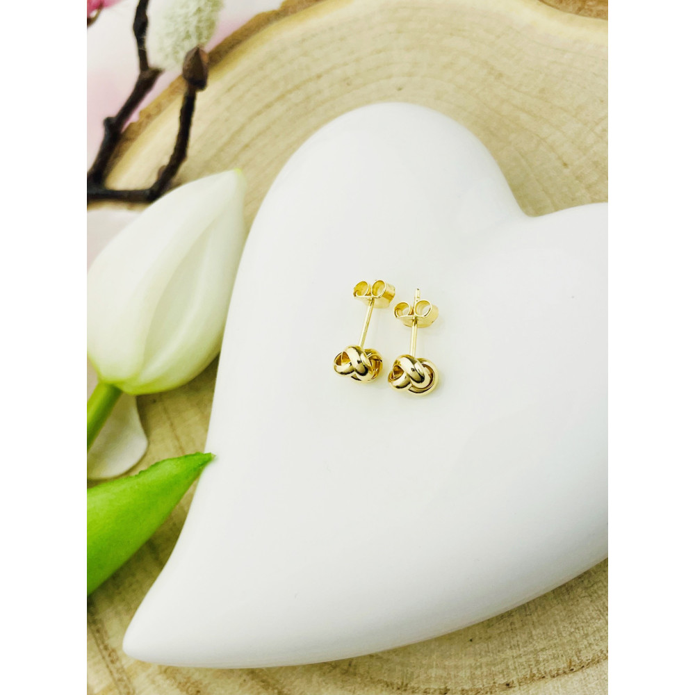 Ohrringe Ohrhänger Ohrstecker Ohrschmuck Gelbgold Paar 585er 14KT