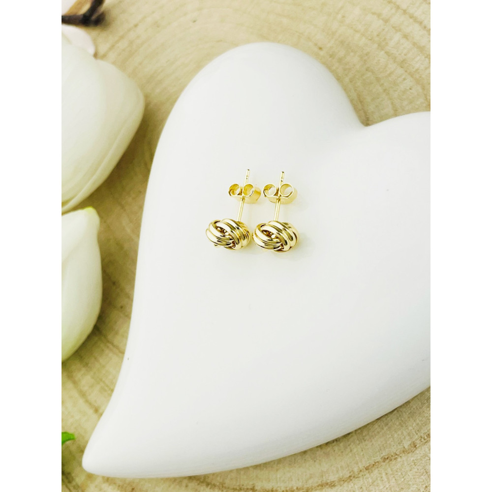 Ohrringe Ohrhänger Ohrstecker Ohrschmuck Gelbgold Paar 585er 14KT