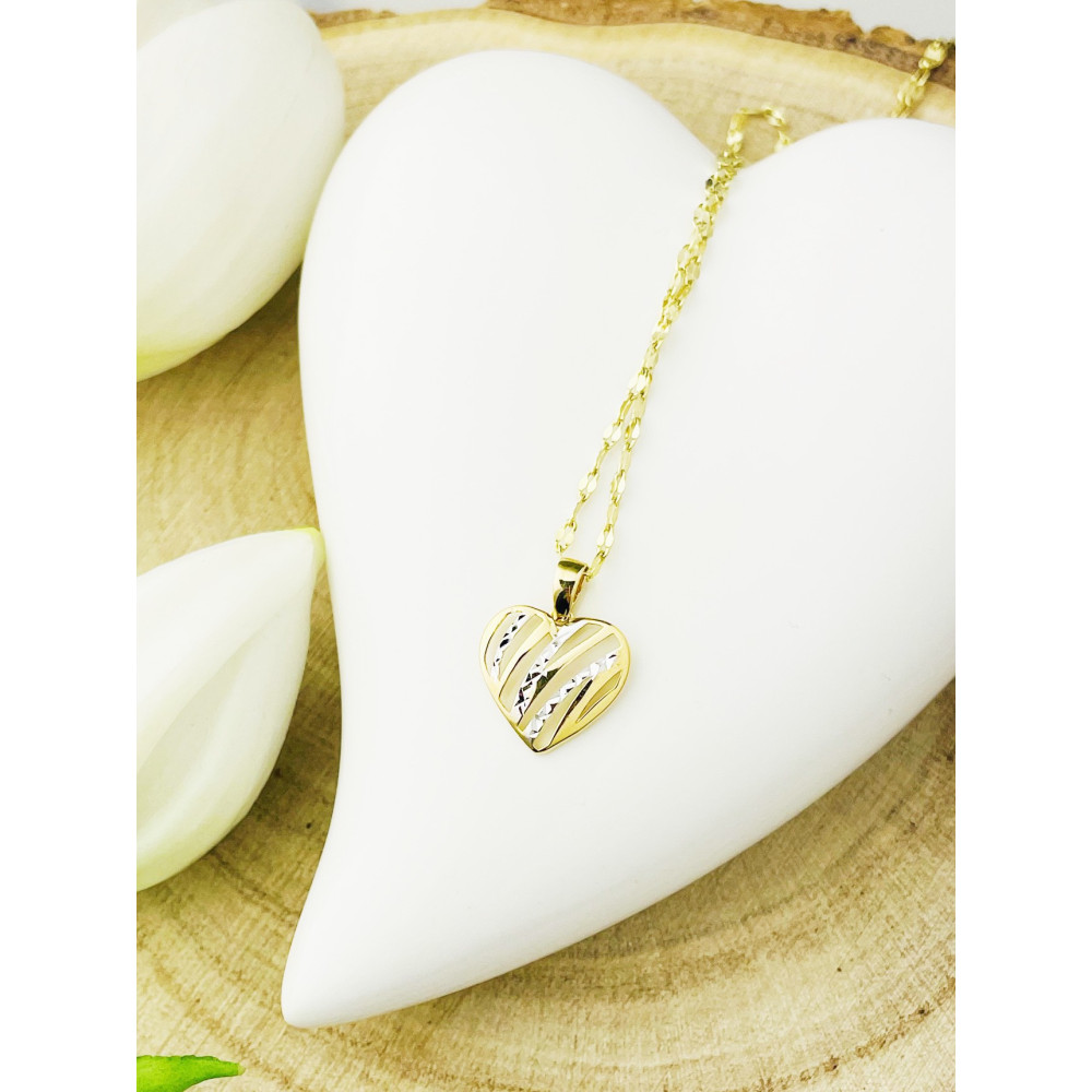 copy of Złoty wisiorek zawieszka rozeta ażurowa