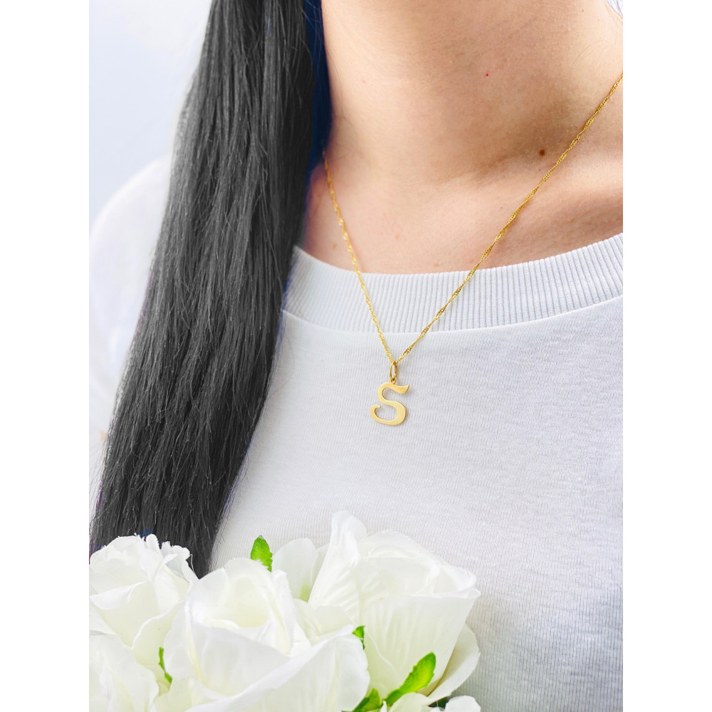 copy of Złoty wisiorek zawieszka rozeta ażurowa