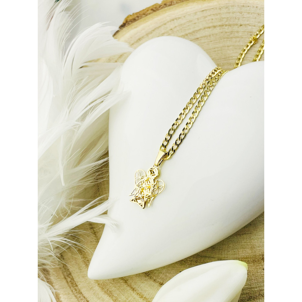 Anhänger Engel Goldanhänger Erstkommunion 585er 14KT