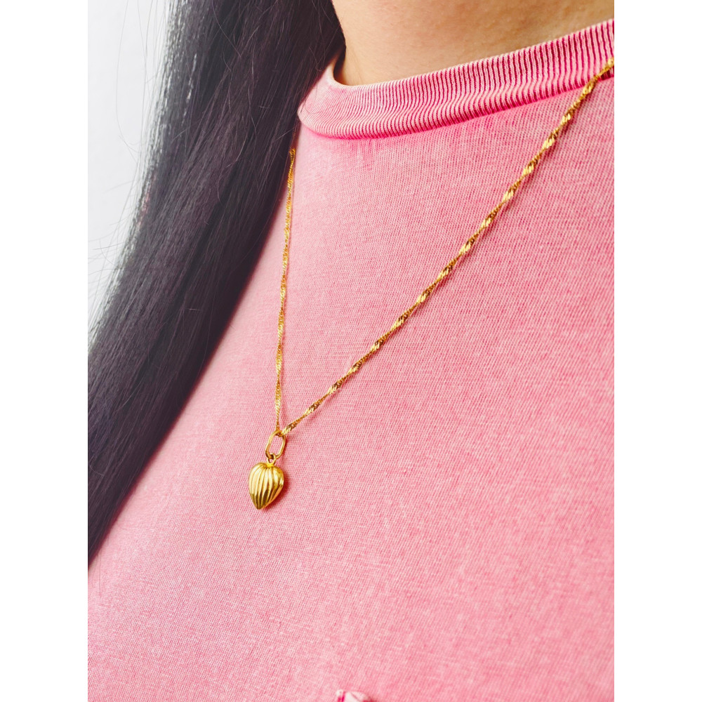 Anhänger Kettenanhänger Gold Goldanhänger Herz 585er 14KT