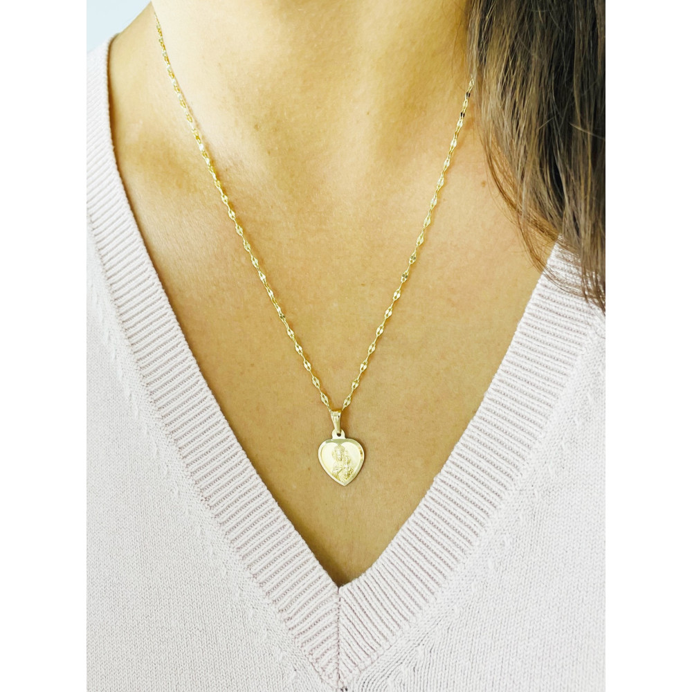 Anhänger Madonna Maria Goldanhänger Erstkommunion 585er 14KT