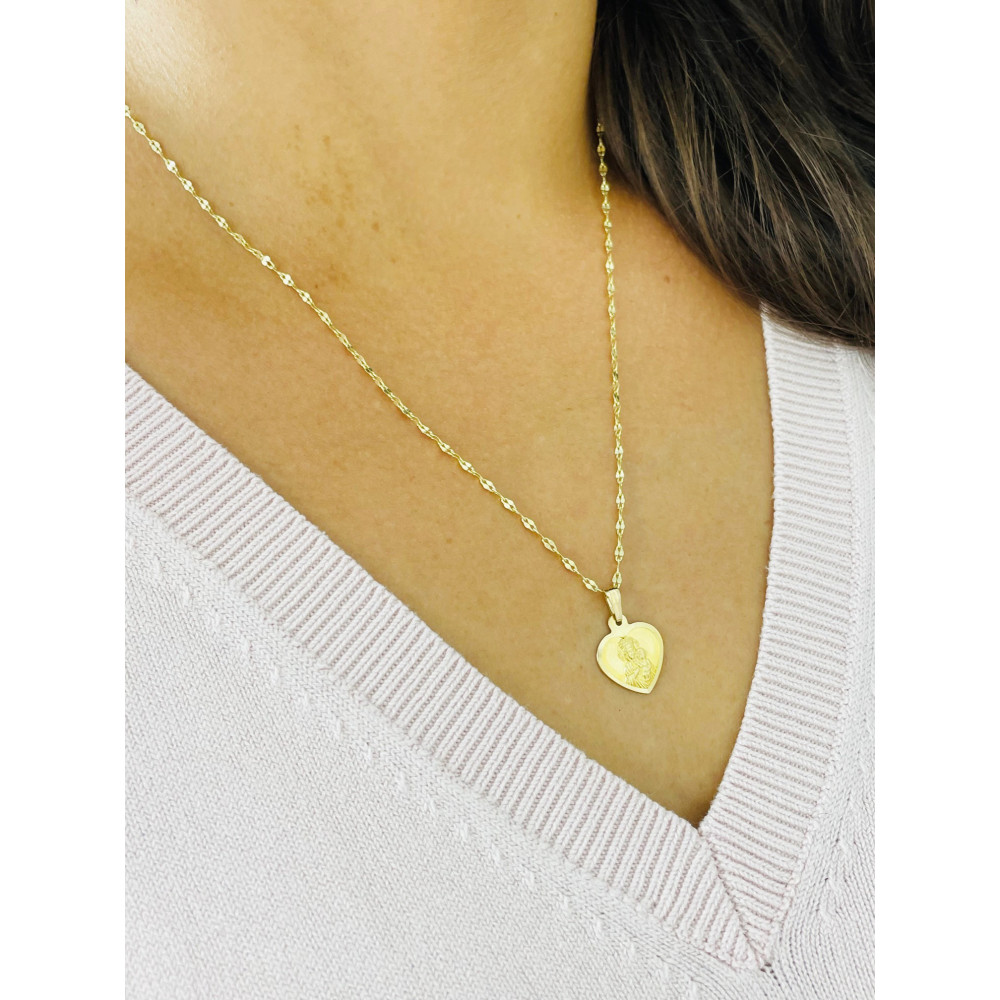 Anhänger Madonna Maria Goldanhänger Erstkommunion 585er 14KT