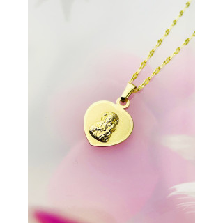 Anhänger Madonna Maria Goldanhänger Erstkommunion 585er 14KT