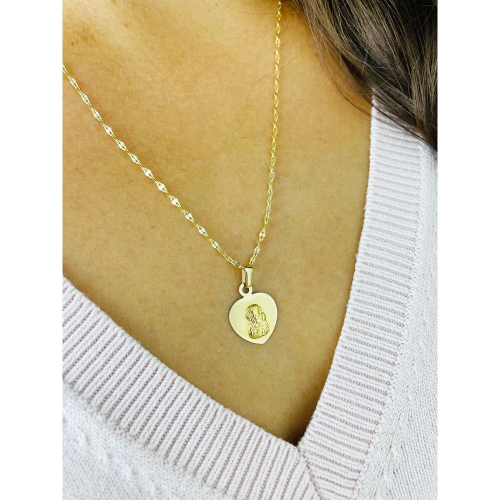 Anhänger Madonna Maria Goldanhänger Erstkommunion 585er 14KT