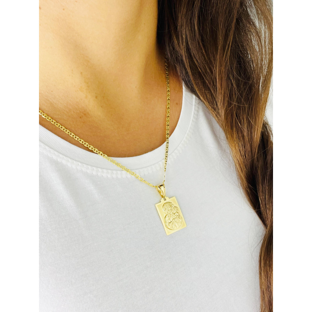 Anhänger Madonna Maria Goldanhänger Erstkommunion 585er 14KT