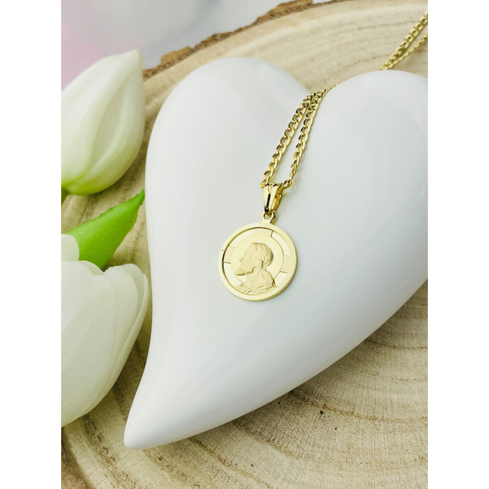 copy of Złoty Medalik Zawieszka Pan Jezus