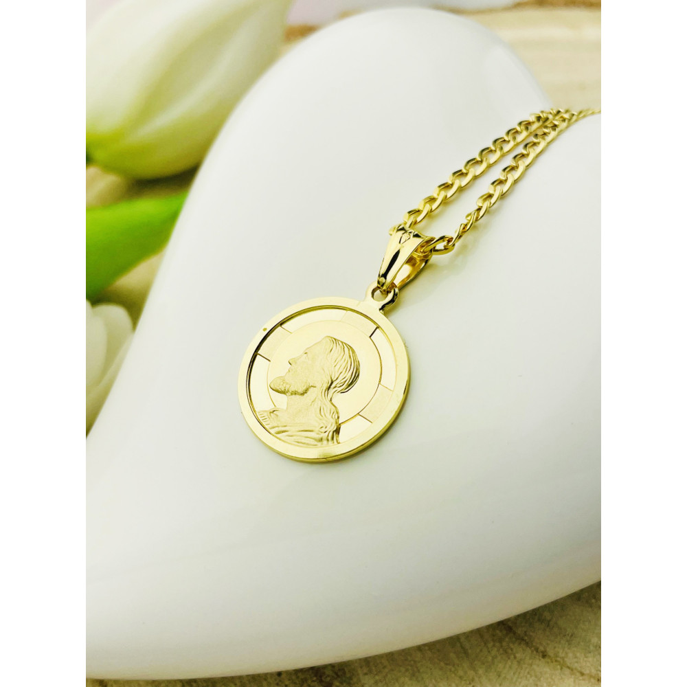 copy of Złoty Medalik Zawieszka Pan Jezus