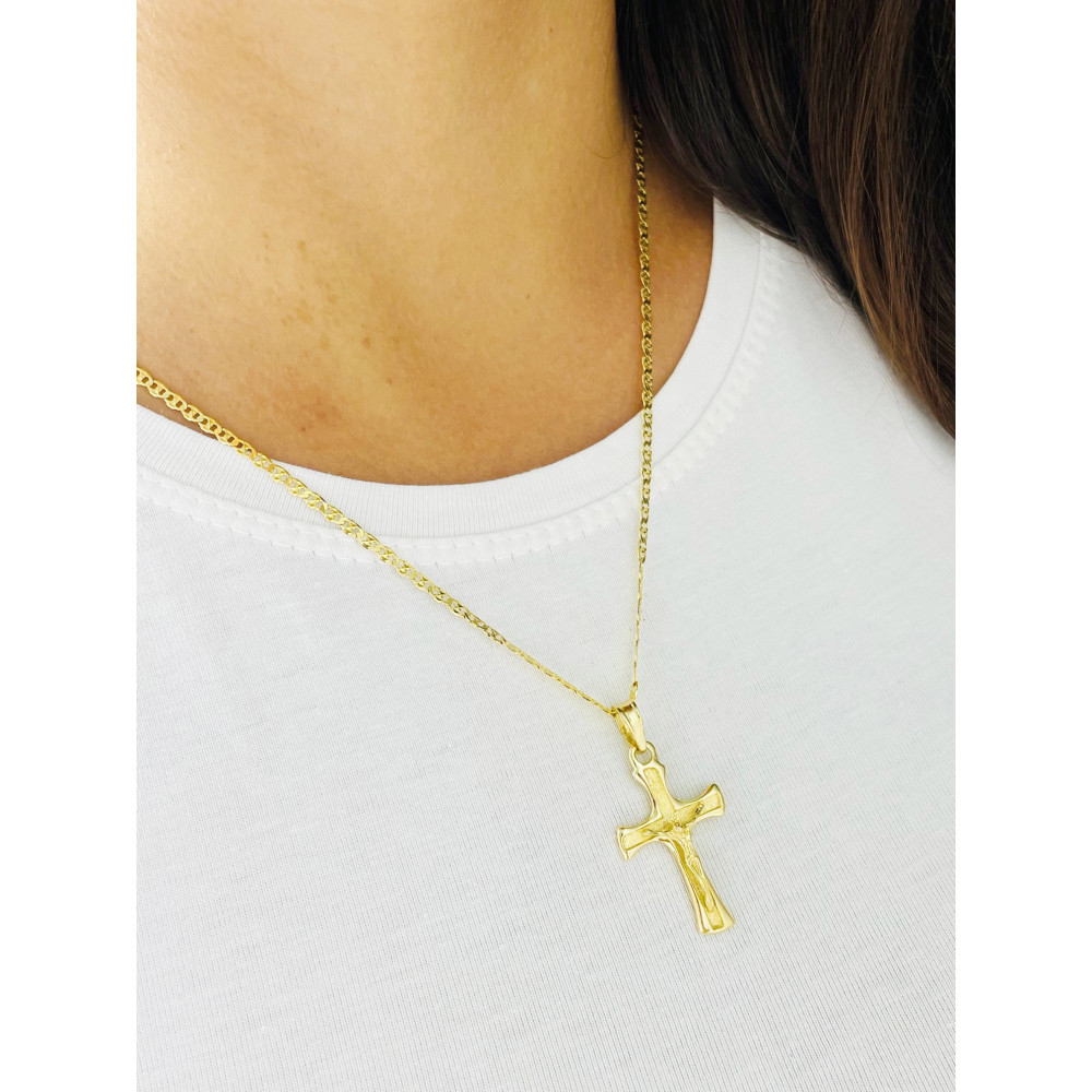 copy of Złoty krzyżyk klasyczny diamentowany