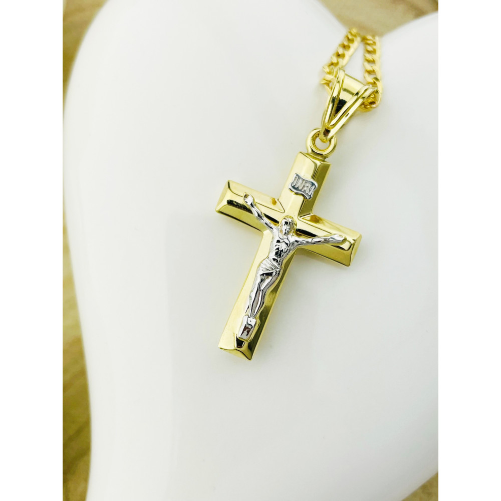 copy of Złoty krzyżyk klasyczny diamentowany