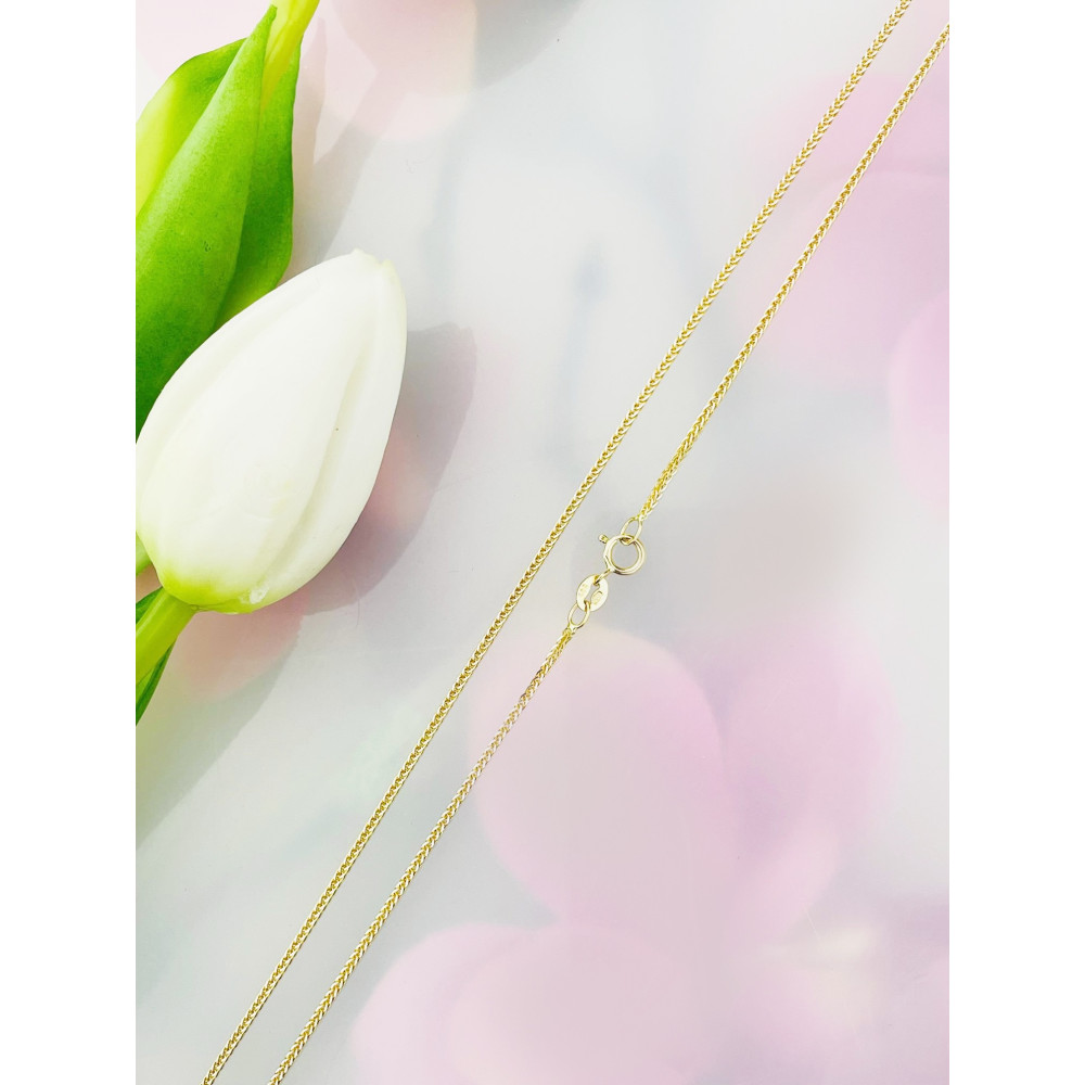 Goldkette Halskette Collier Diamantschliff Spiga Weizen Gelbgold 585er 14KT